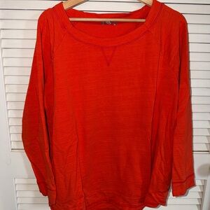 Talbots Vibrant Orange Sweatshirt
